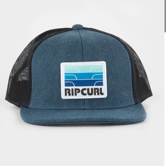 Rip Curl Surf Revival Logo Men’s Trucker Hat Navy+Black. One Size - Picture 2 of 3